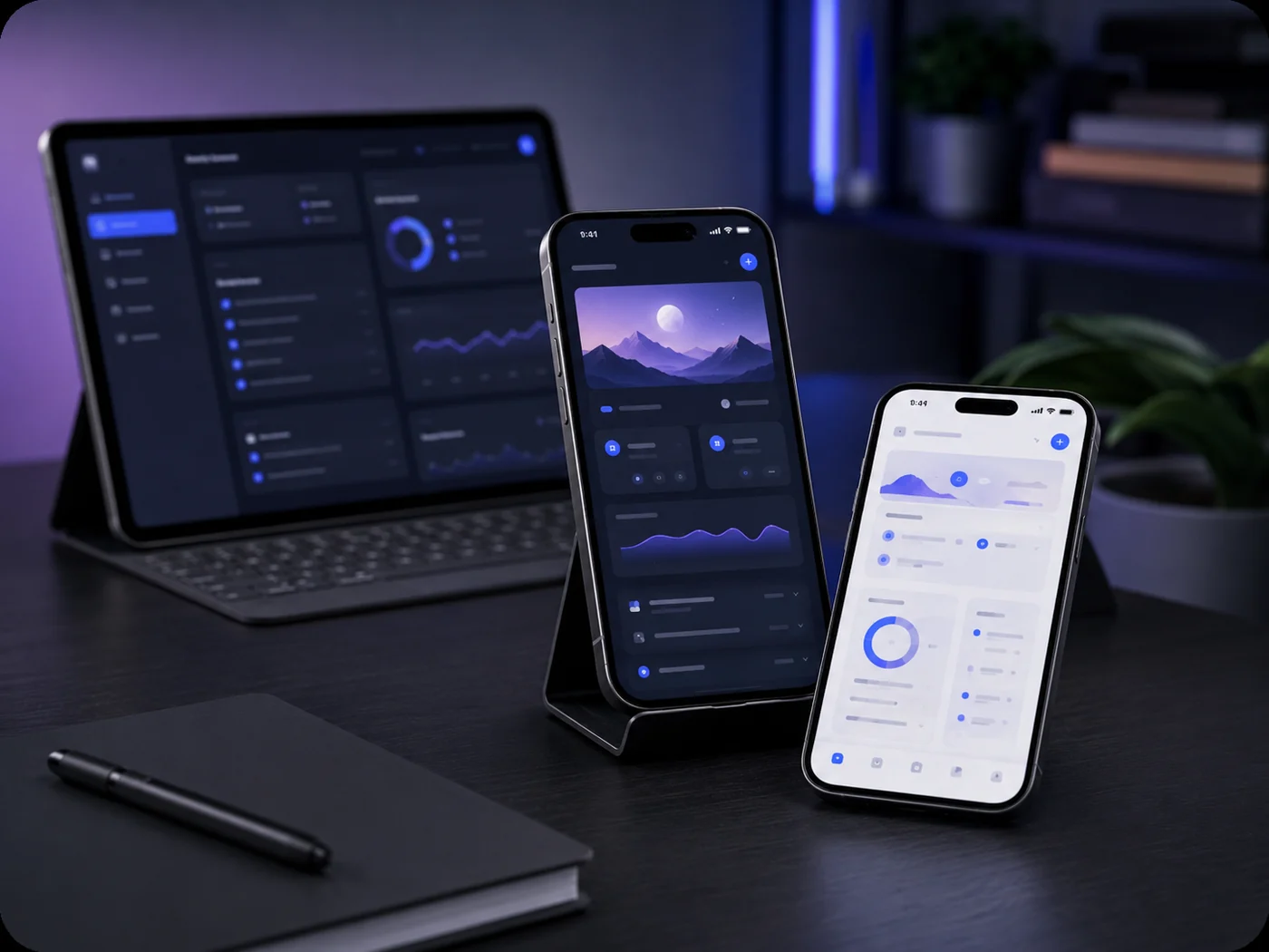 Applications backed by real product logic and a working system